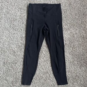 Athleta Rainier Black High Rise Leggings